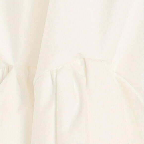 White Casual Women's Spaghetti Strap Rhinestone Cutout Mini A-Line Dress - Picture 5 of 10